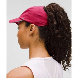 Lululemon Ponytail-Friendly Hat With Wide Back Raspberry Coulis One Size